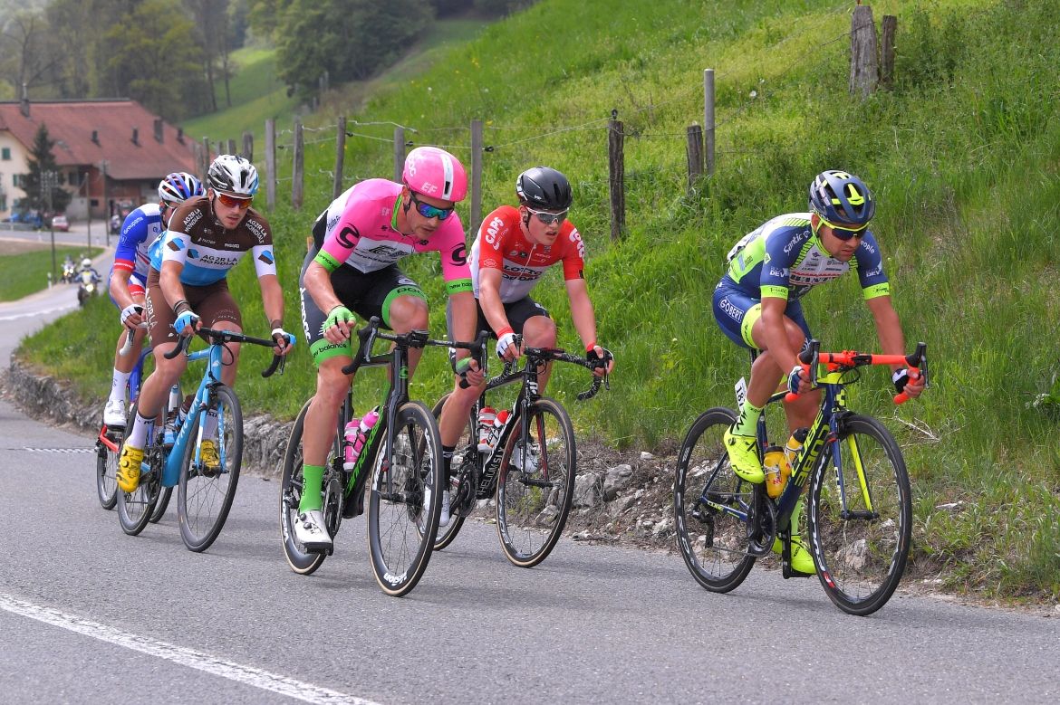The breakaway on stage 1 of the Tour de Romandie