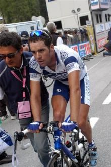Aitor Gonzalez (Fassa Bortolo) at the Giro d'Italia.