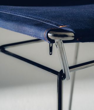Neil Denim chair, by MDF Italia and Jacob Cohën, based on a design by Jean-Marie Massaud