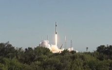 Rocket lifts off