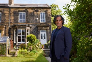 David Olusoga at No 5 Grosvenor Mount in Leeds.