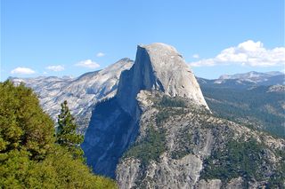 A granite dome is a dome-shaped mountain or hill of granite that has eroded in concentric layers