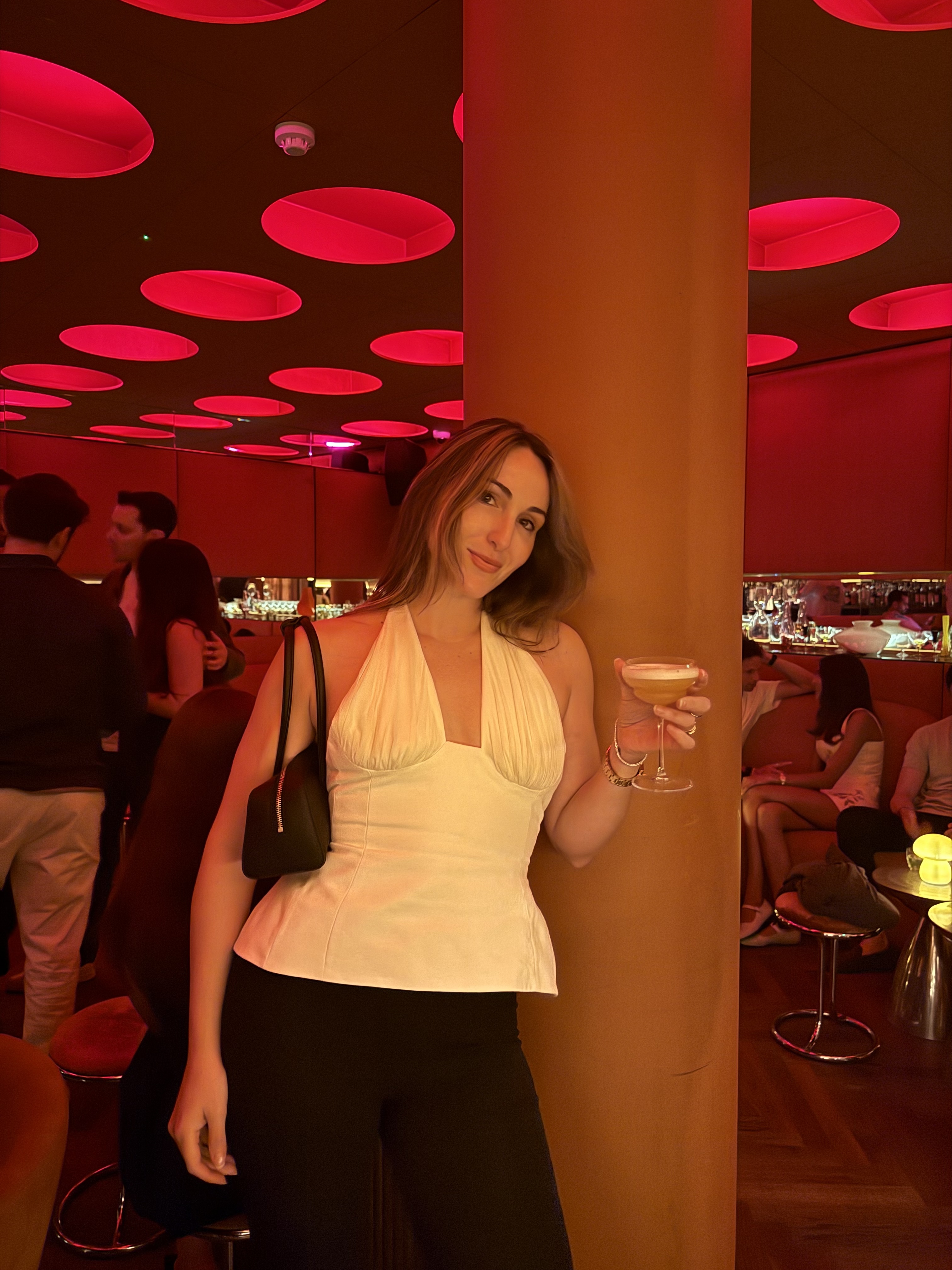 Anna LaPlaca wearing outfits she packed for 6 destinations in Europe