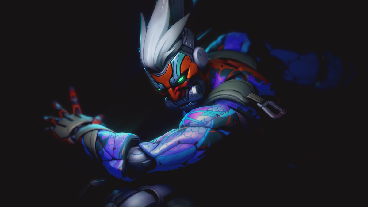 Overwatch-Genji Wallpaper 1920x1080 by GalahadArtworks on DeviantArt