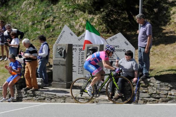 Damniano made the selection on the climb.