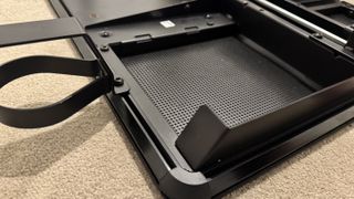 Thunder X3 Lab-X gaming desk in a living room