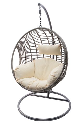 Indoor Outdoor hanging chair, £375, Cox & Cox