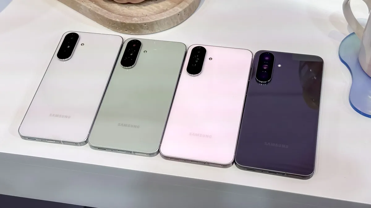 Samsung Galaxy A56 in different colour