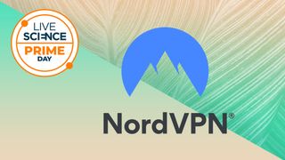 A Live Science Prime Day logo and a NordVPN logo on a green background