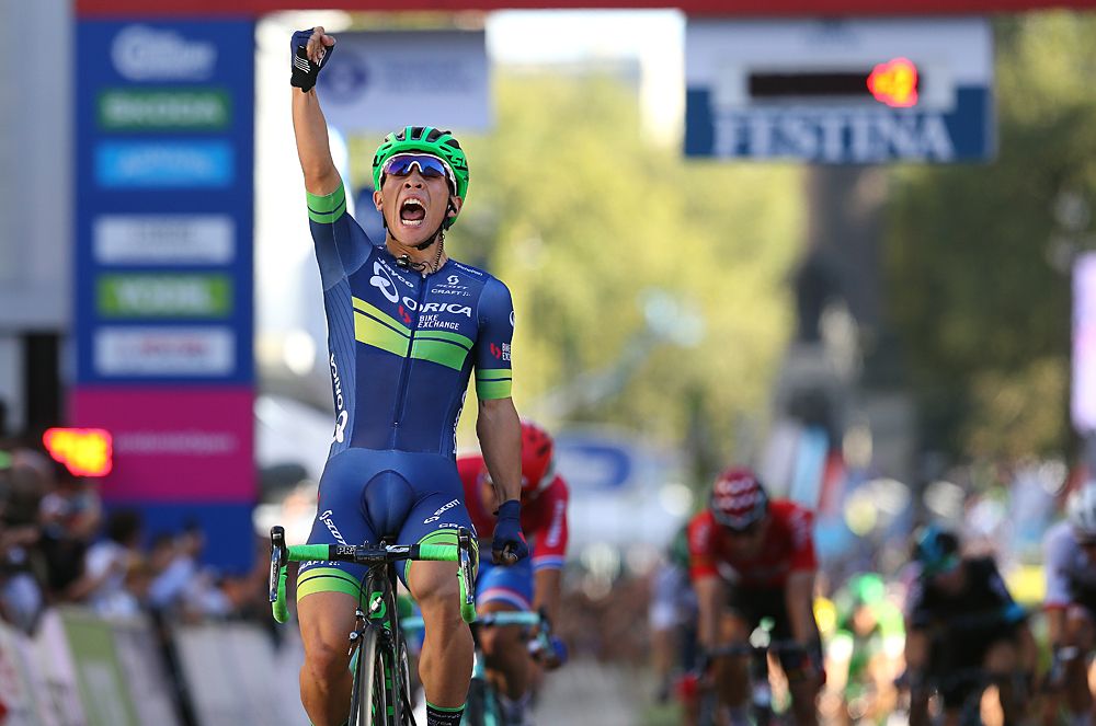 Caleb Ewan (Orica-BikeExchange) wins the final stage