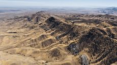 California Hills seen near the San Andreas Fault in California.
