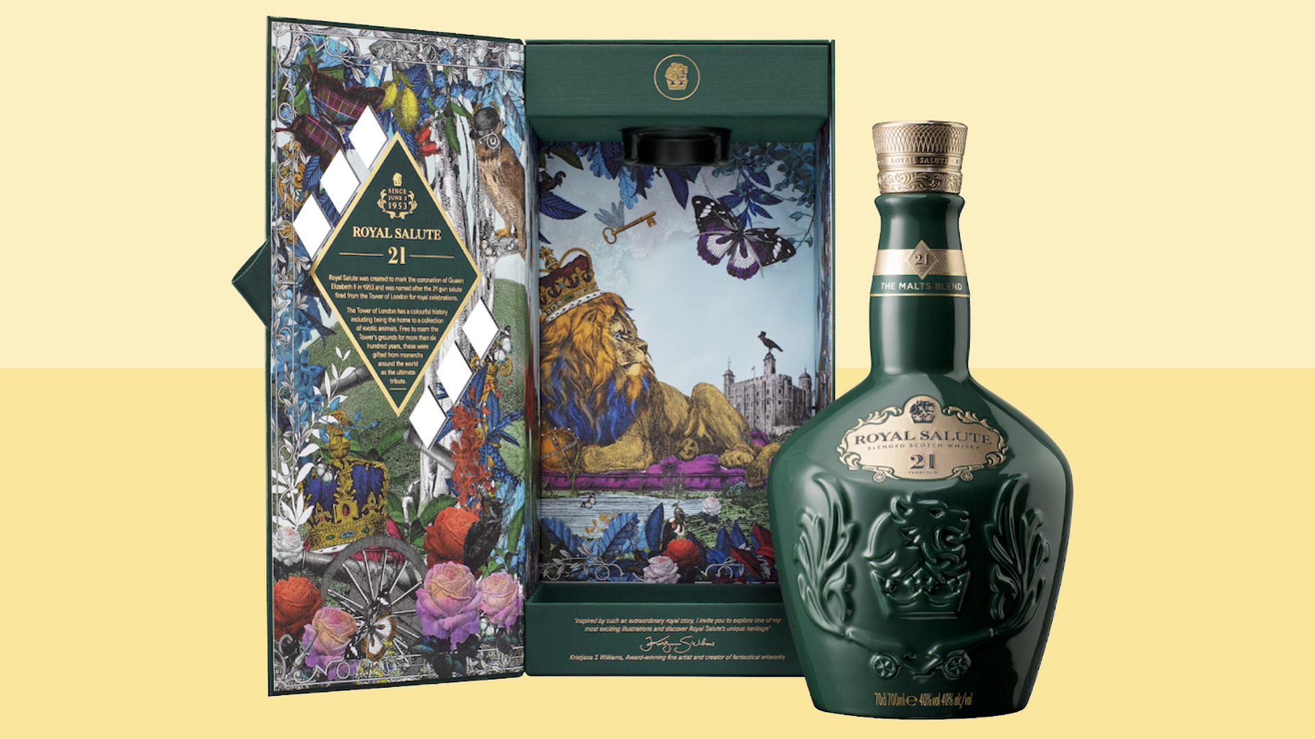 Royal Salute whisky gets bold, arty new look