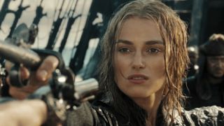Keira Knightley in Pirates of the Caribbean.