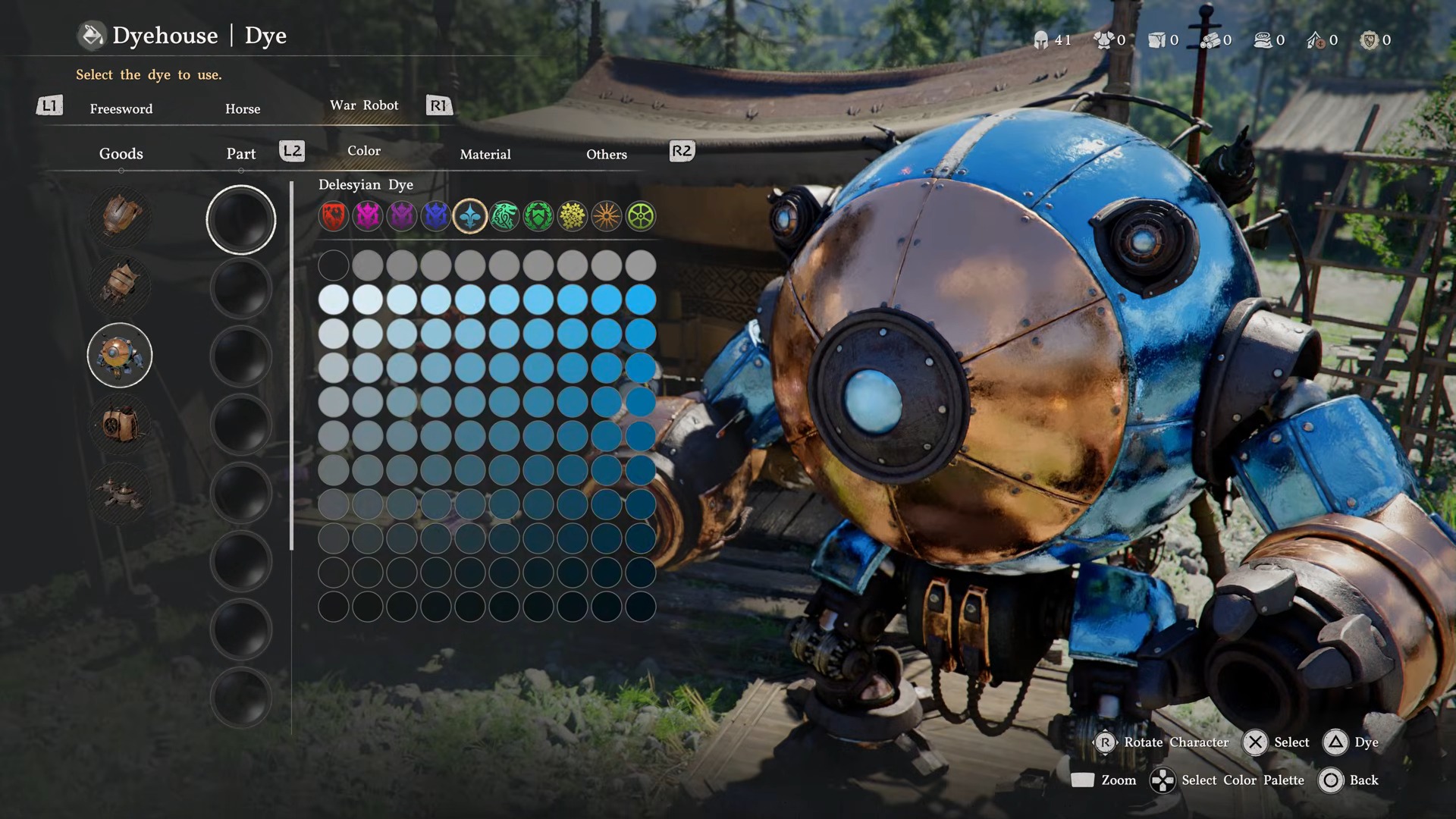 Trailer screenshot of mount customization in Crimson Desert