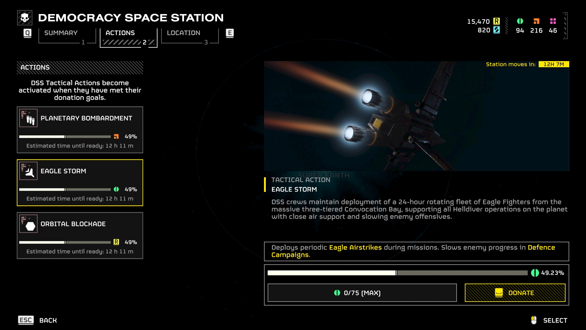 An assorted set of images displaying the new Democracy Space Station feature in Helldivers 2.