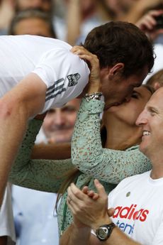 Andy Murray and Kim Sears at Wimbledon