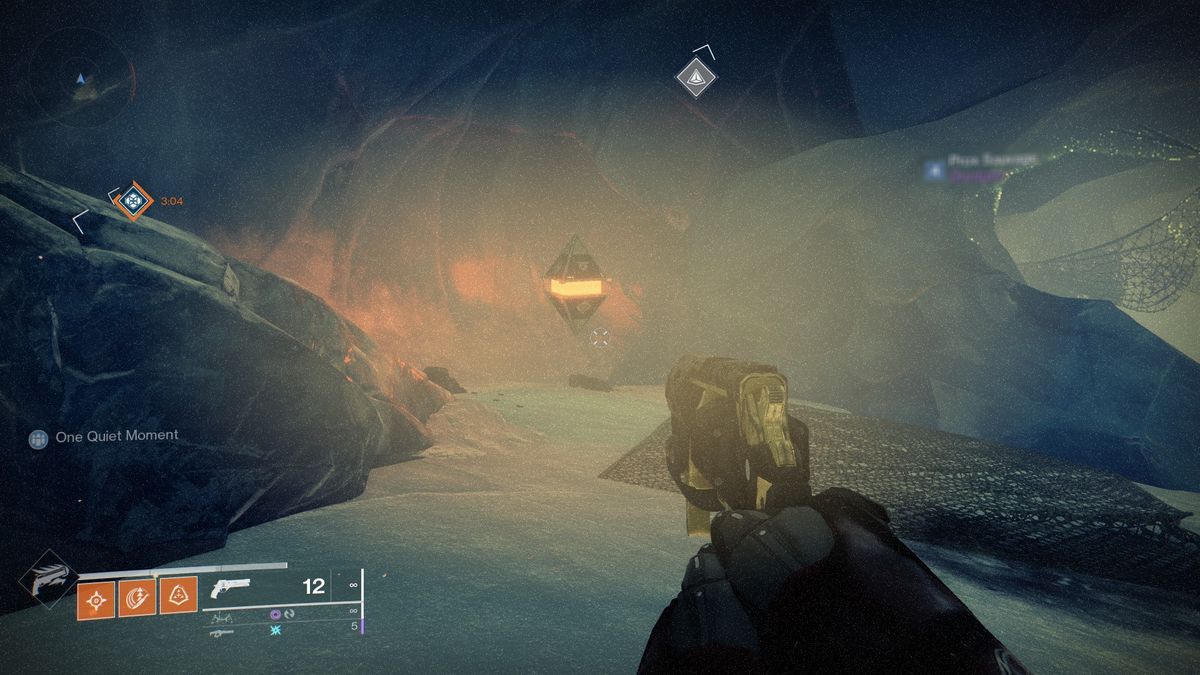 Destiny 2 Override Frequency in snow cave