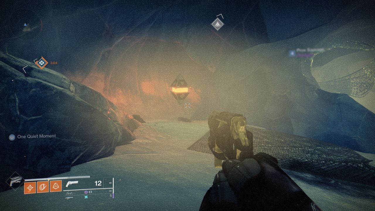 Destiny 2 Override Frequency in snow cave