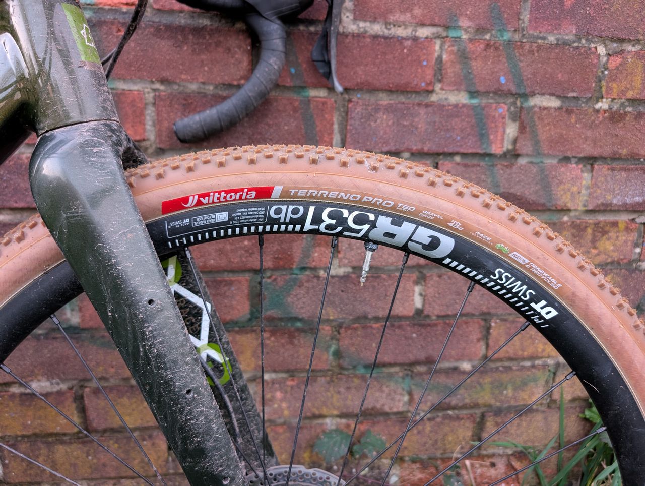 Vittoria T60 Pro Mixed Gravel Race tyre on bike