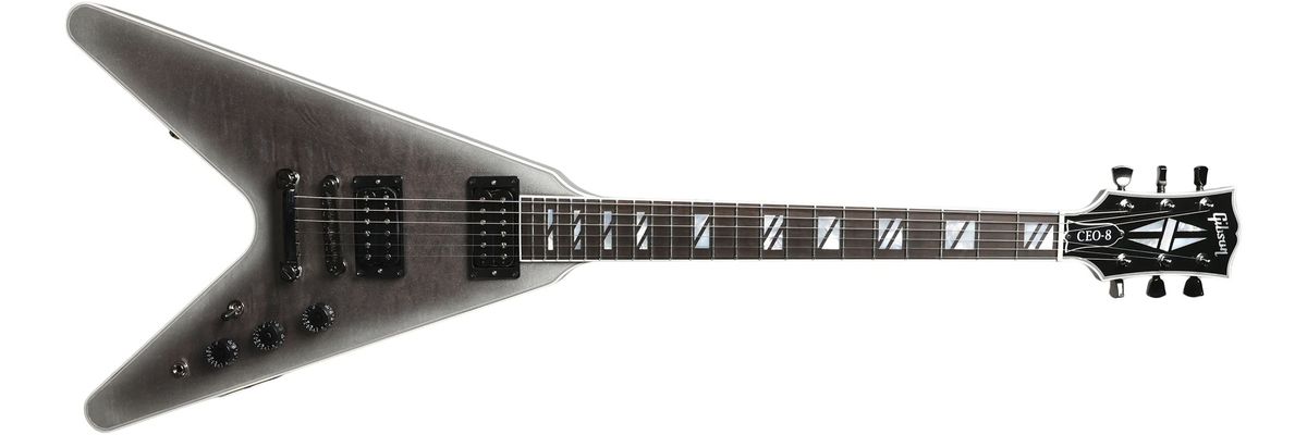 Gibson CEO#8 Flying V: the Ghost Burst Flying V is a one-of-one custom build from Gibson boss Cesar Gueikian