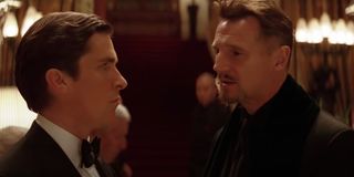 Christian Bale and Liam Neeson in Batman Begins