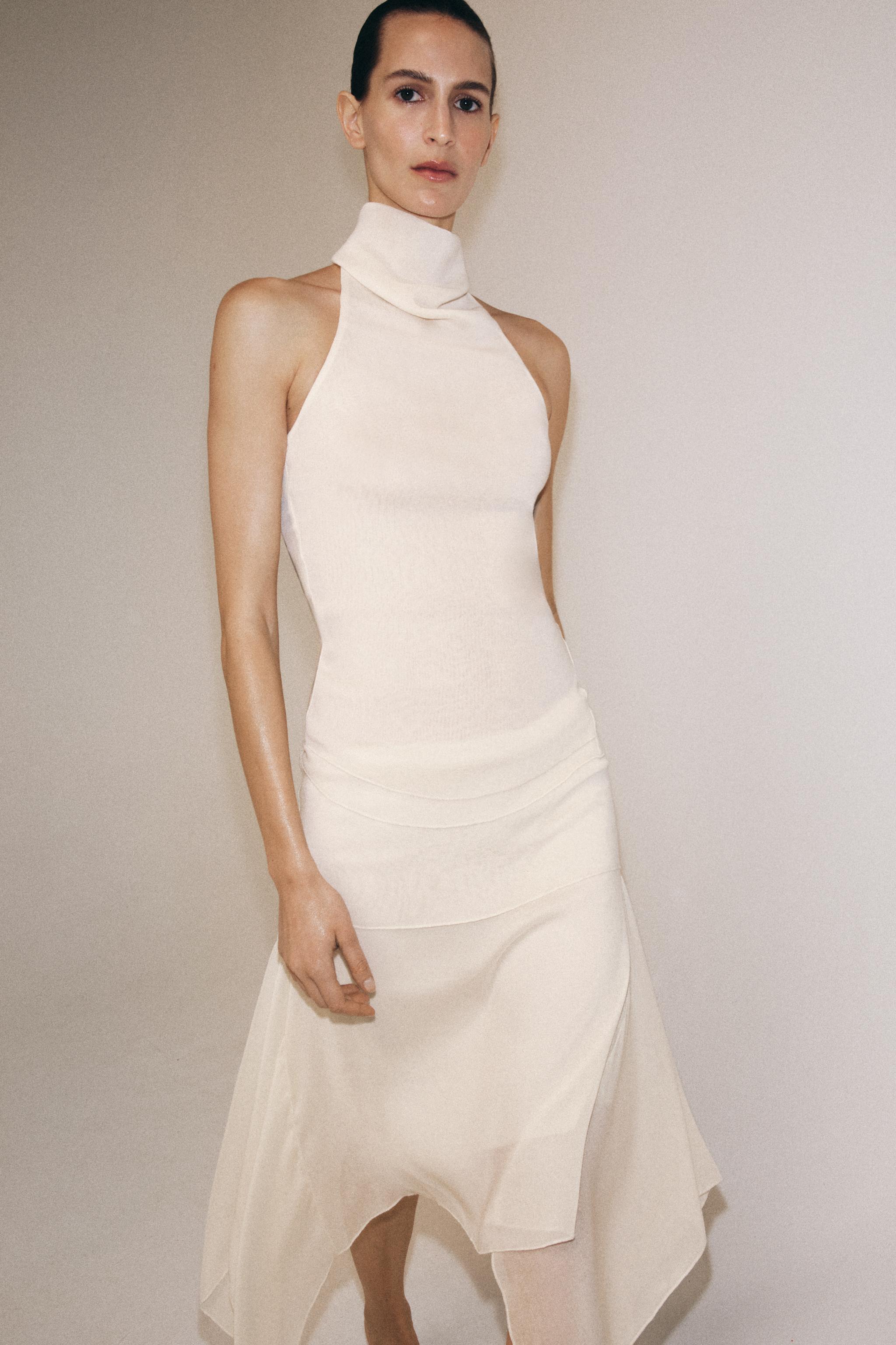 Asymmetric Flowy Skirt