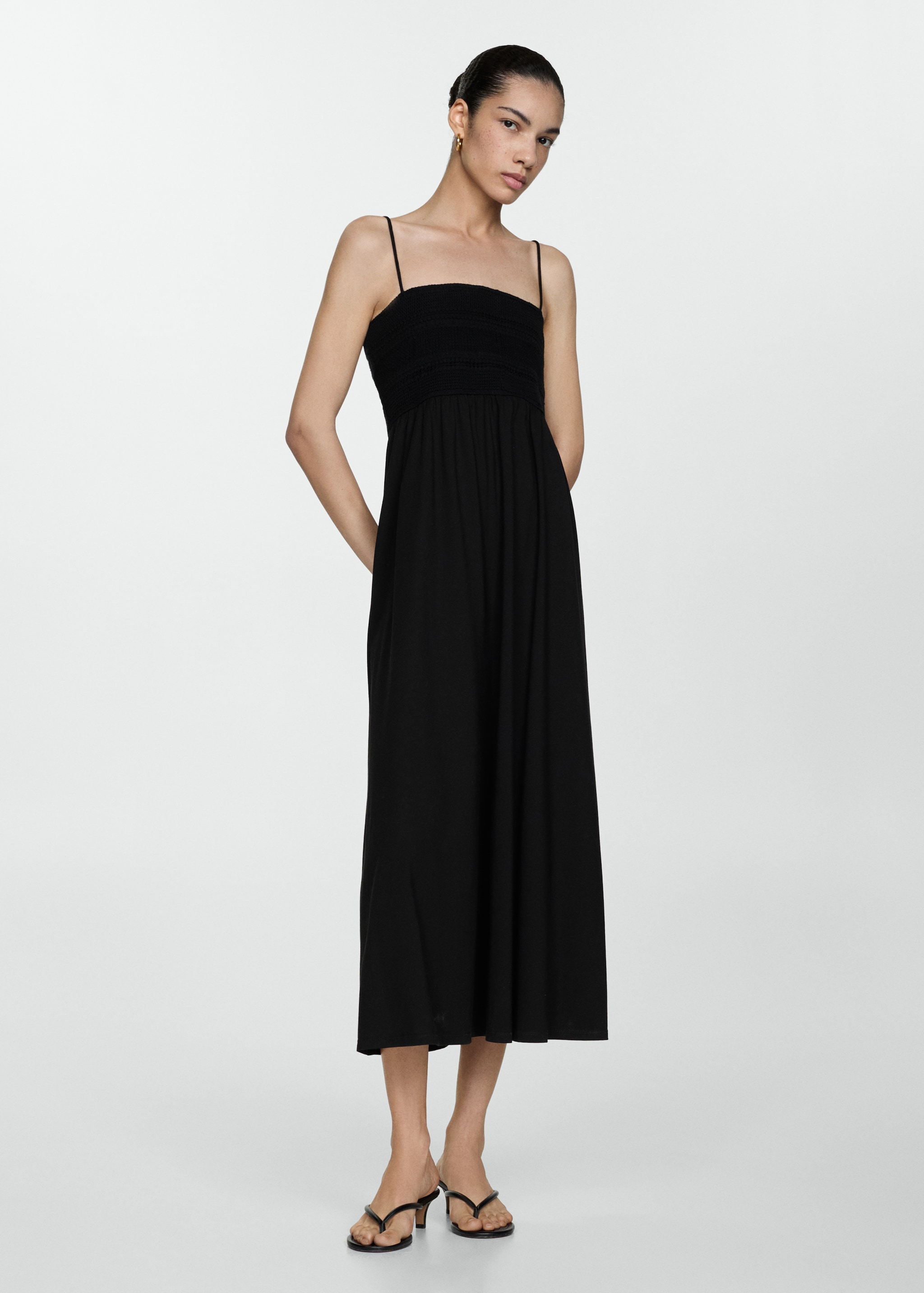 Flared Midi-Dress