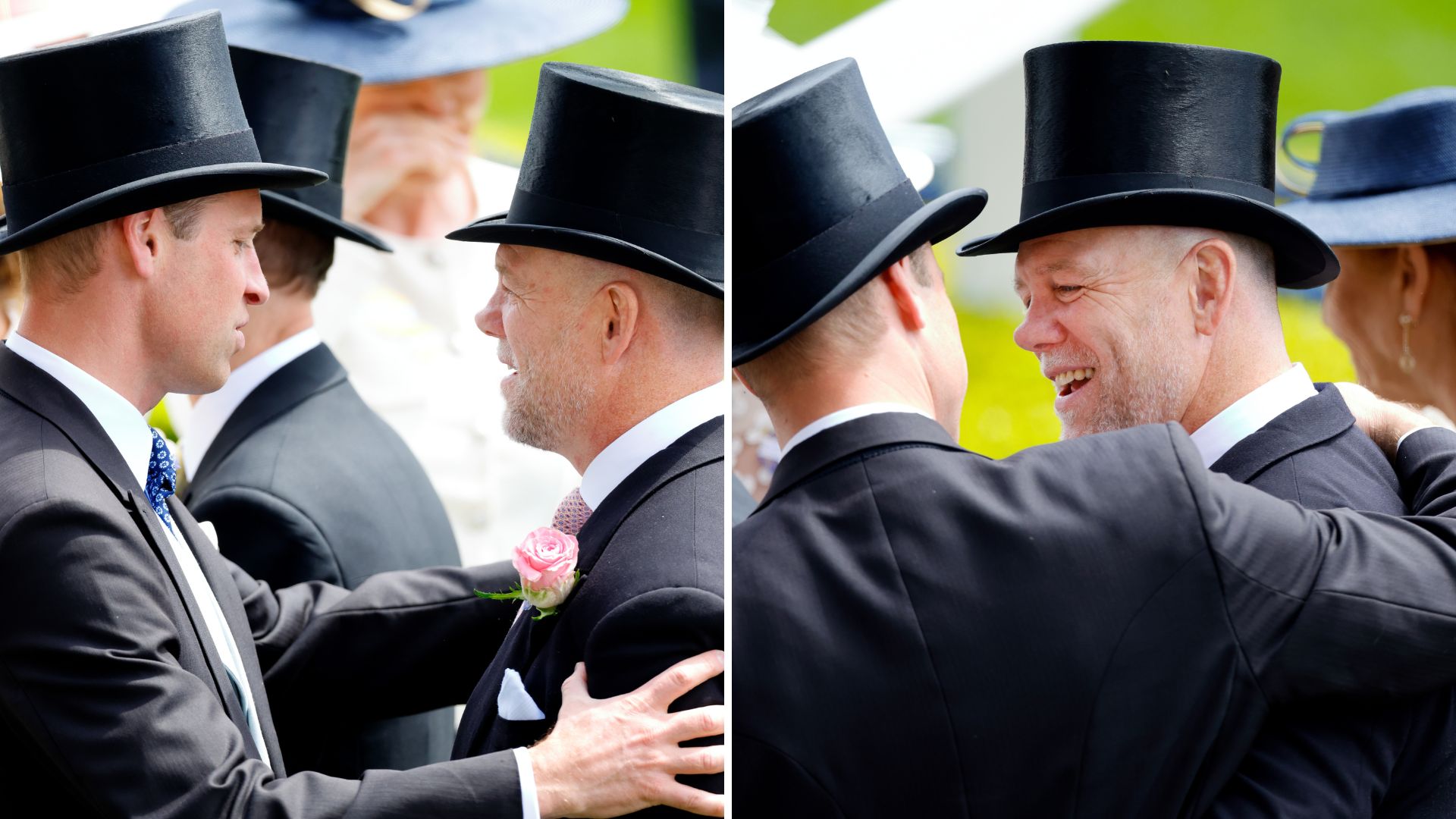 Prince William and Mike Tindall at Royal Ascot, 2024