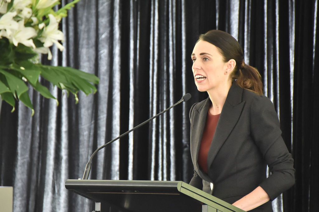 Jacinda Ardern.