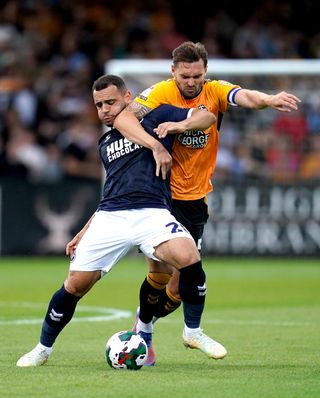 Cambridge United v Millwall – Carabao Cup – First Round – Abbey Stadium