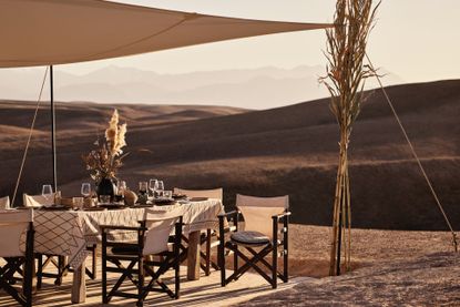 Outdoor dining area by H&M Home Sale