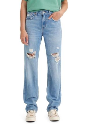 Jeans Levi's Wanita Low-Rise dengan Rip