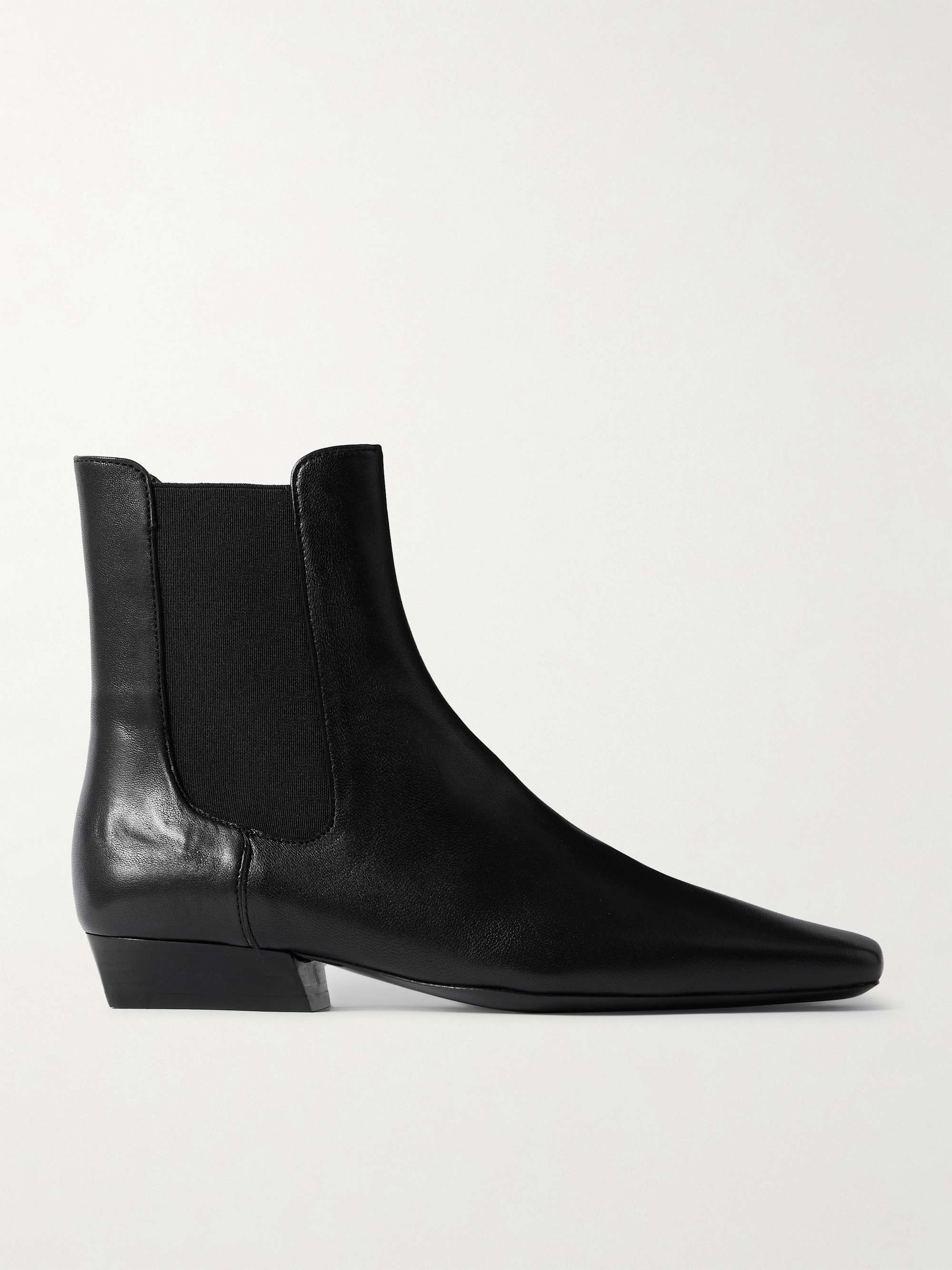 STAUD Wally Leather Chelsea Boots