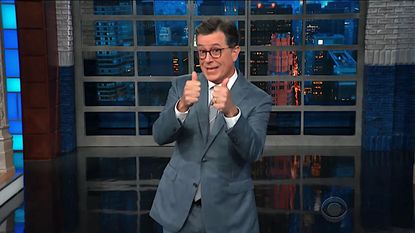 Stephen Colbert wraps up Trump baby-related news