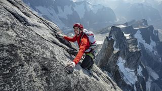 Alex Connold climbing in The Devil&#039;s Climb