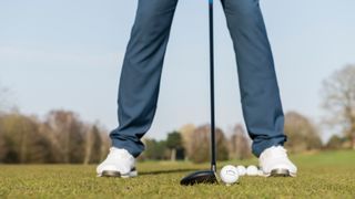 PGA pro Ben Emerson demonstrates how golfers should set up to a 3-wood