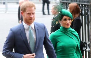 Prince Harry, Duke of Sussex and Meghan, Duchess of Sussex attend the Commonwealth Day Service 2020 at Westminster Abbey