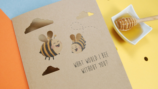 Bumble Bee Mother's Day card