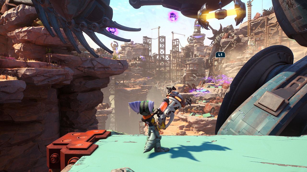 Ratchet &amp; Clank Rift Apart running on PS5 Pro