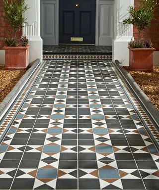 Garden path tiles
