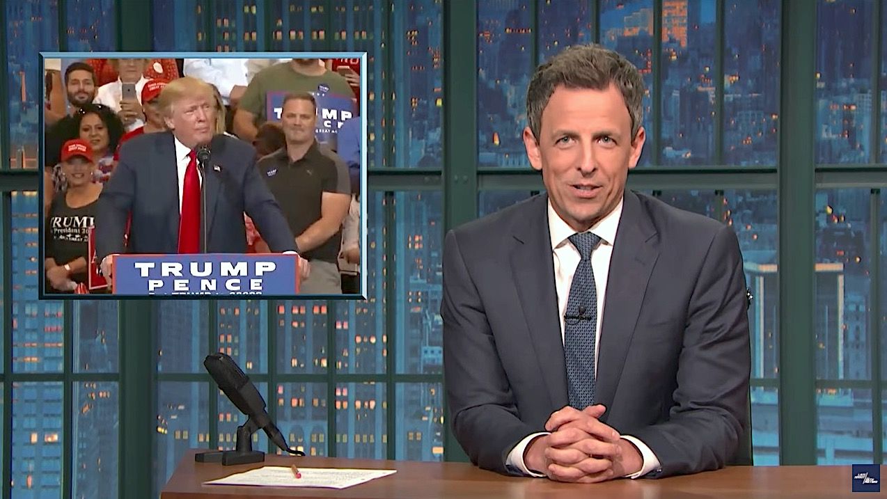 Seth Meyers checks in on Trump&amp;#039;s swamp-draining