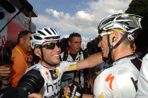 Mark Cavendish and Mark Renshaw (HTC-Highroad) have built up a wonderful understanding over the past three seasons.