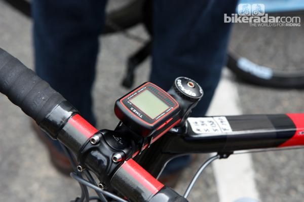 Danny Summerhill (UnitedHealthcare) is using Timex's latest GPS computer.