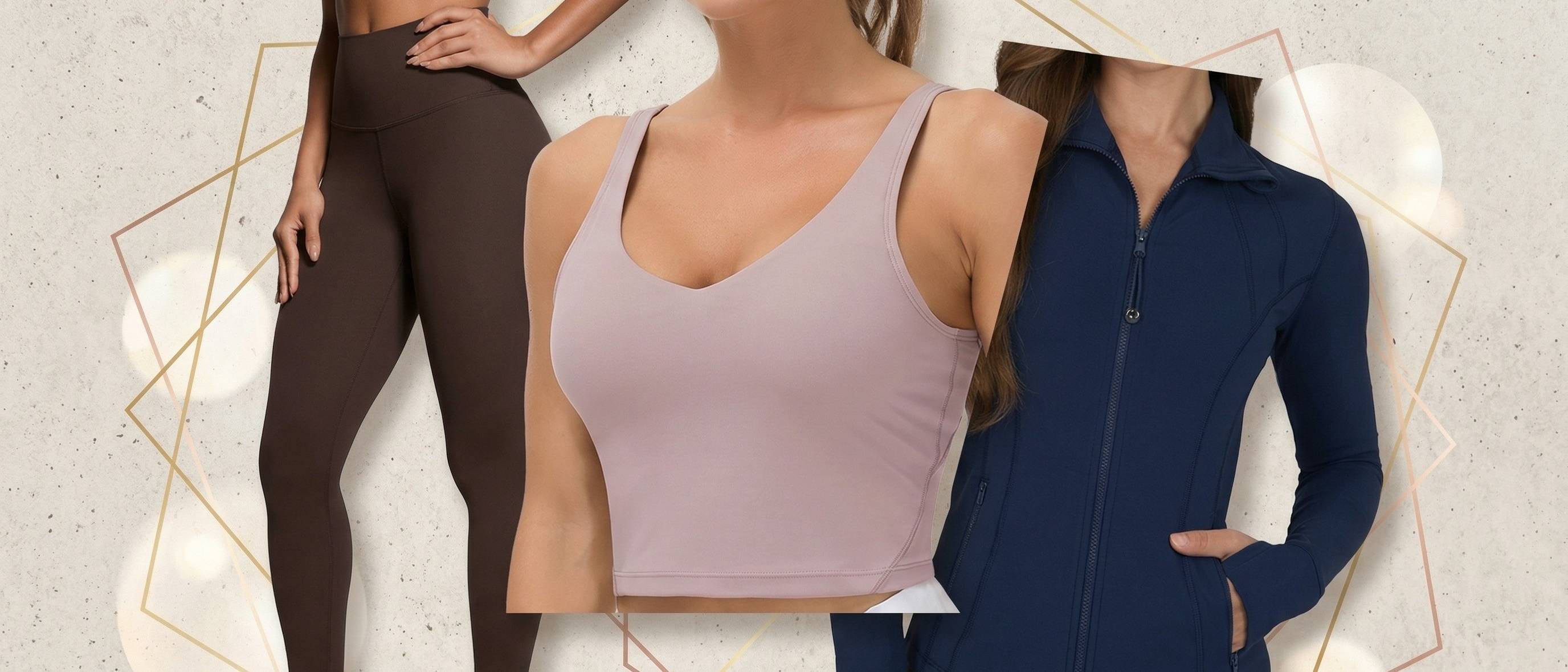 Athletic apparel from CRZ YOGA, THE GYM PEOPLE, 90 Degree By Reflex