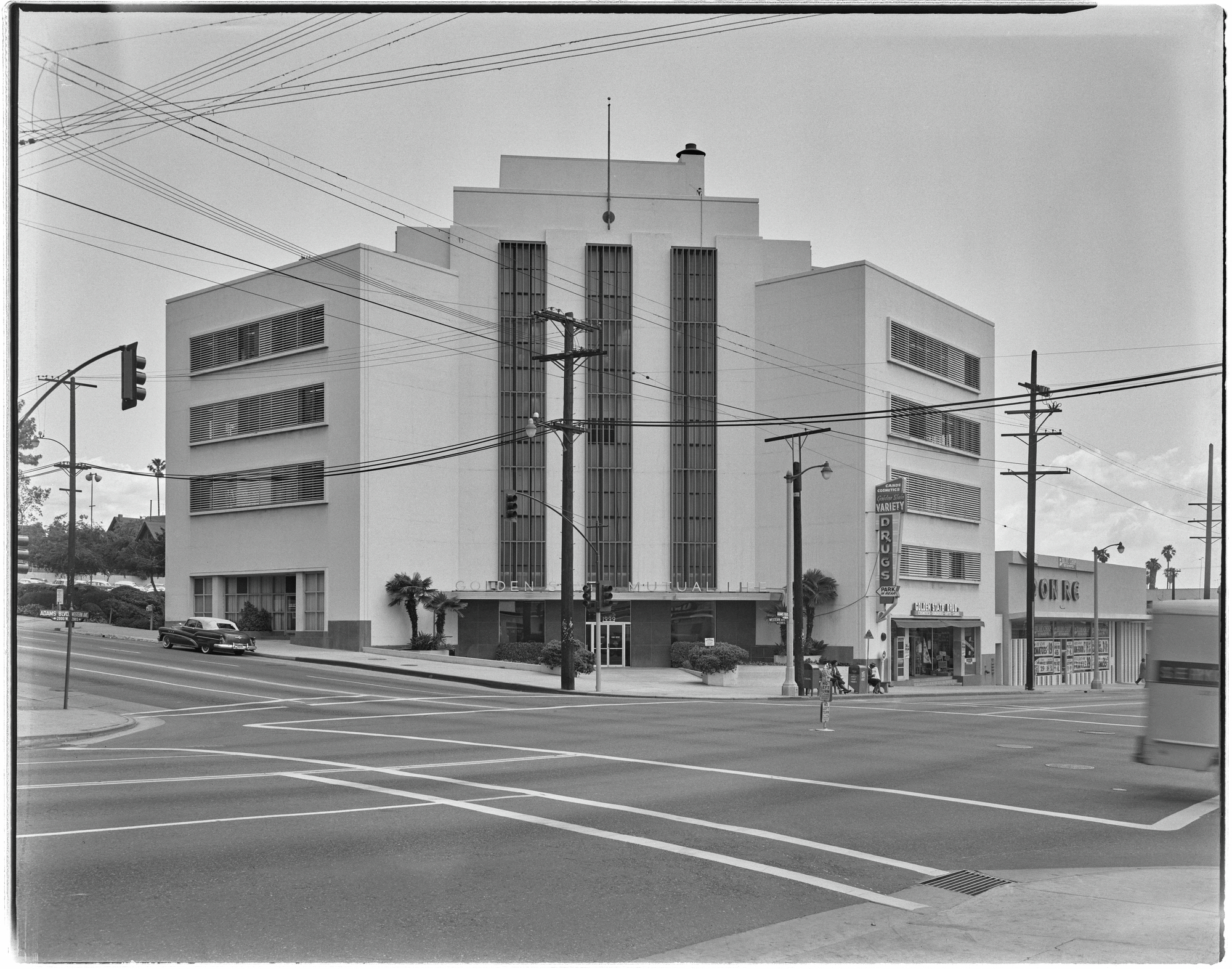 Golden State Mutual Life Insurance Company, ca. 1950, by Harry Drinkwater, (American, 1919&amp;ndash;2014), silver gelatin negative.