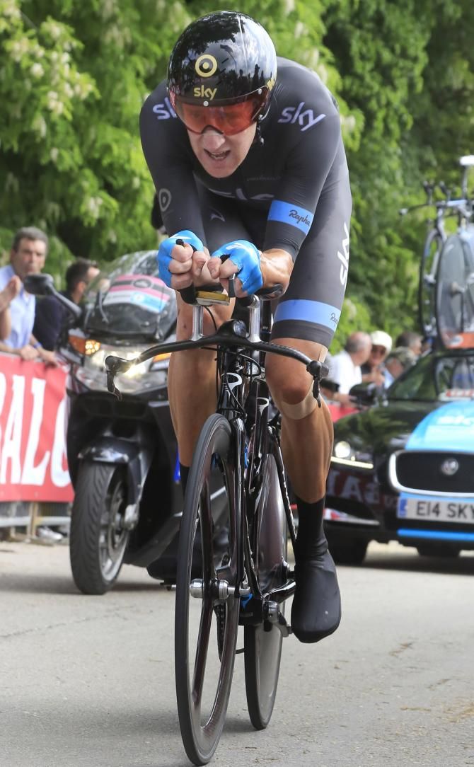 Bradley Wiggins (Sky) finished second but was left frustrated