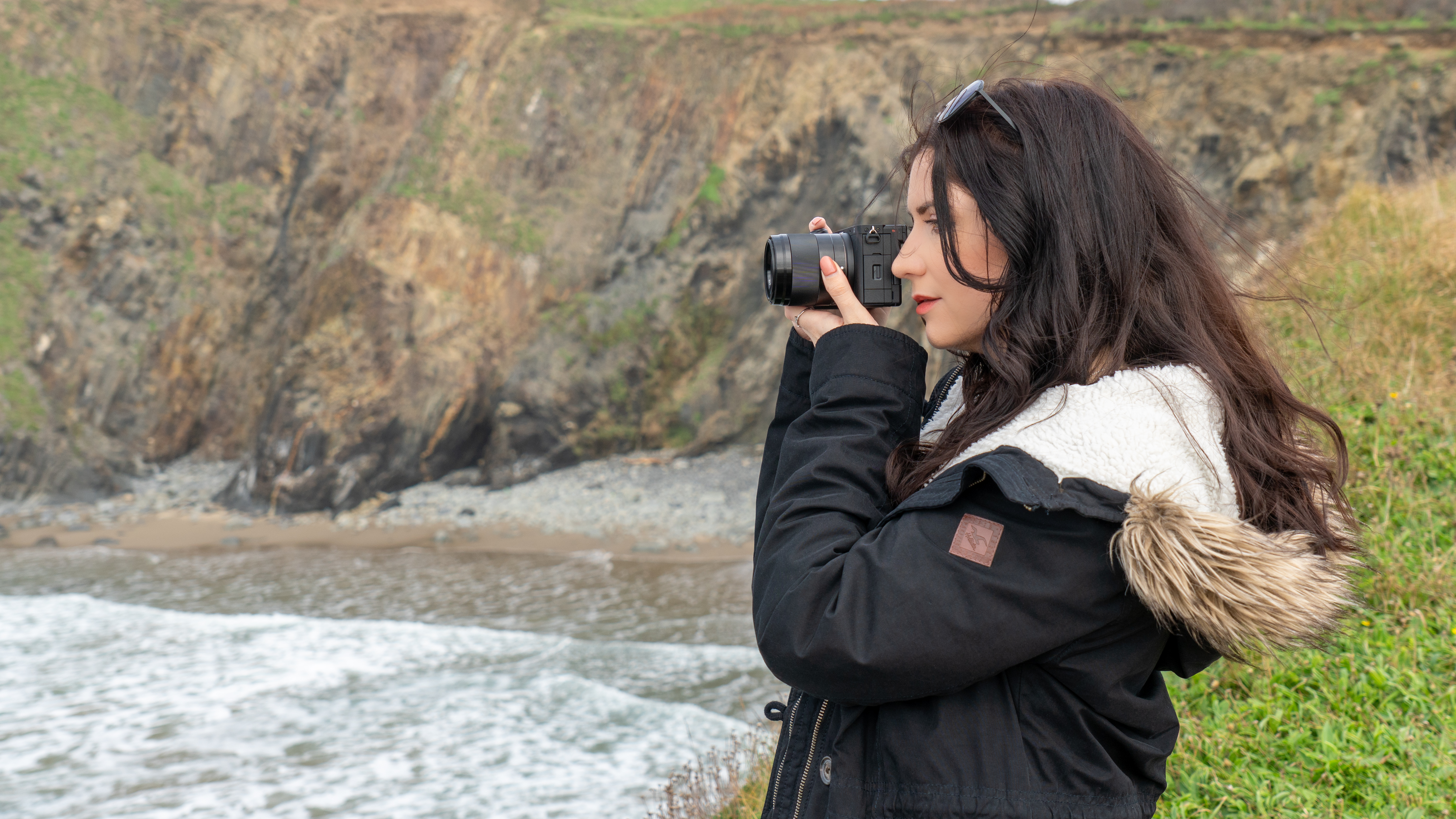 Sony A6700 being used at a coastal location