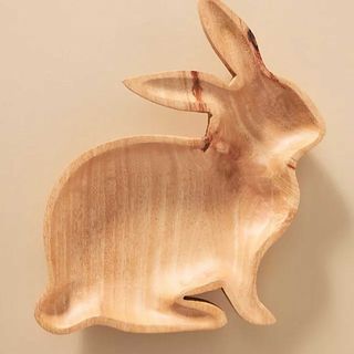 wooden bunny tray