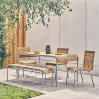 5. &nbsp;Habitat Rolio 6 Seater Dining Set | £800 £500 at Argos
This curved