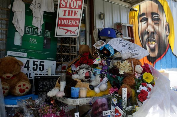 A memorial to Alton Sterling.